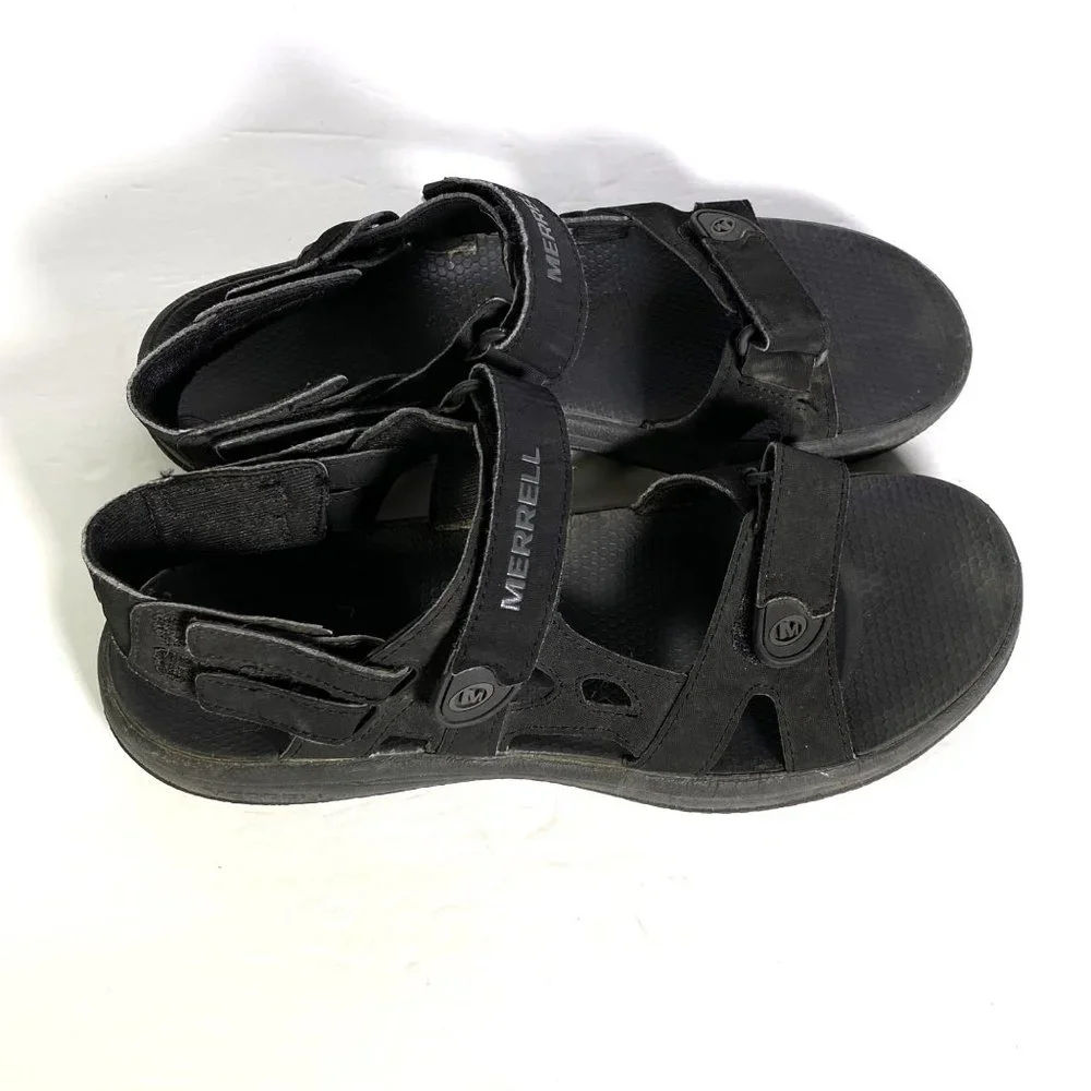 Merrell Hiking Sport Water Sandals Black Granite Men's Size 8